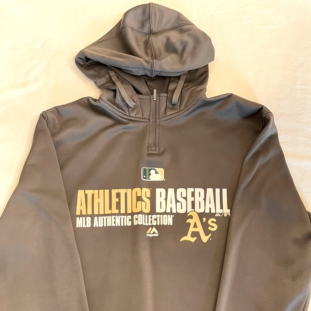 Majestic Oakland Athletics On Field Hoodie